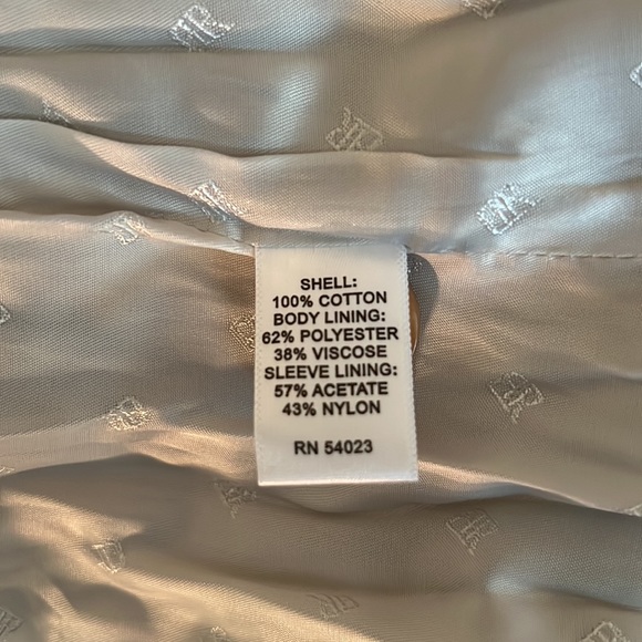 Banana Republic Khaki Trench Coat Womens Petit Medium - Picture 6 of 8